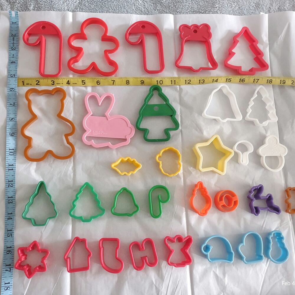 Cookie Cutters 30 Piece Bundle Baking Set Cooking Kitchen Home Utensils Holidays - Picture 6 of 6